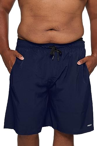 HOdo Mens Big and Tall Swim Trunks 11 inch with Mesh Liner Bathing Suits Swim Shorts for Men Plus Size 2X-6X