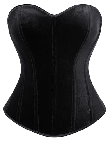 Corset Renaissance femme en velours pour festival médiéval et soirée