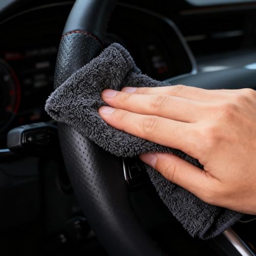 Paño De Microfibra - Suministros De Limpieza Ultra Absorbentes De Fibra De 35 Pulgadas Sin Rayas | Paños Exteriores De Microfibra Para El Cuidado Del Coche, Para Camión, RV, Sedán, Lavado, Ventana Int - imagen 5