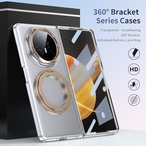 Coque Honor Magic V3 fine dorée de qualité premium en polycarbonate