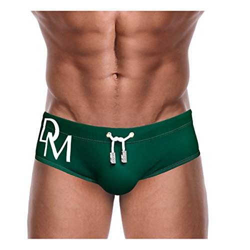 Danny Miami Men's Swimwear - Swim Briefs - Designer Bikini Swimsuit with Short Low Rise Trunk Cut - Made in USA - New