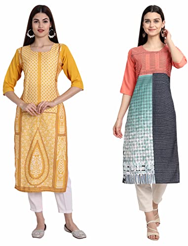 Image of Women's Crepe Straight Kurta