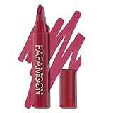 NewBang Lip Stain Marker,Nude Plum Lip Tint Stain Pen Liquid Lip Liner,Hydrating and Waterproof Formula Silky Longlasting Natural Lipstick Pen Quick Drying Lip Color Precise Chisel Tip Marker Makeup