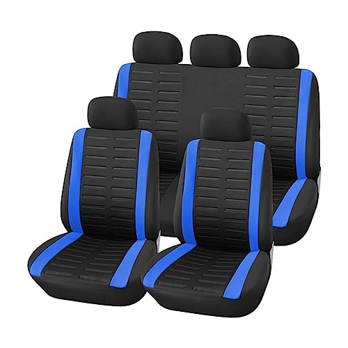 Housses de siège avant anti-taches pour voiture : kit complet 9 pièces universel