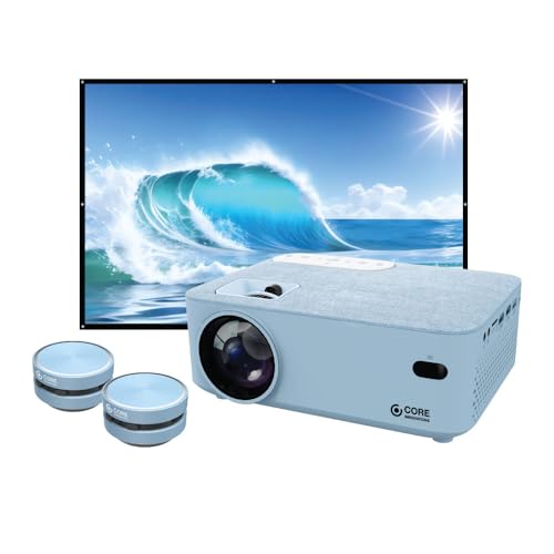 Core Innovations Home Theater Bundle with Projector,...