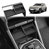 GAFAT Dacia Duster 3 2025 2026 2024/ Dacia Bigster Console Centrale Magnetico Cassetto Antifurto, Dacia Duster III 2025 Scatola di immagazzinaggio Organizer Nascosto Ripiani, con Funzione Antiscivolo