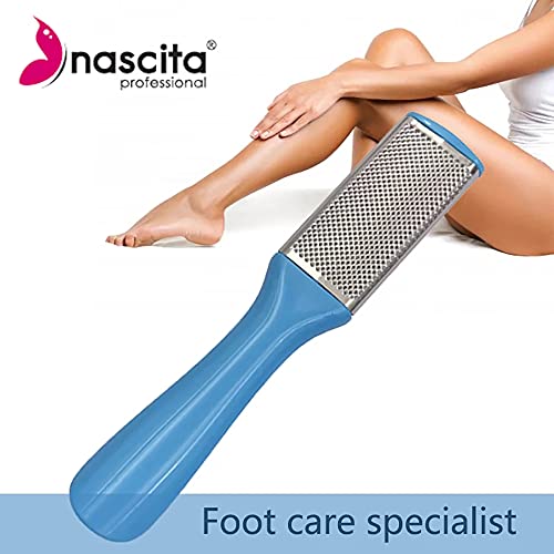 Nascita Foot Scrubber, Colossal Foot Rasp Foot File And Callus Remover For Feet. Pumice Stone For Feet, Best Foot Care Pedicure Metal Surface Tool To Remove Hard Skin. #TOP2
