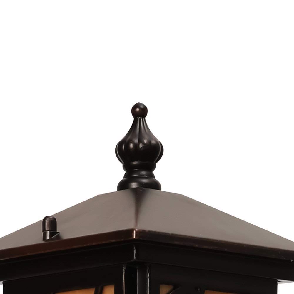 Esterno IP54 Lampada a Colonna in Vetro Impermeabile Decorazione Comunità Paesaggio Villa Corridoio Paletto in Alluminio Pilastro Illuminazione Patio Recinzione del Giardino E27 Lanterna a Muro