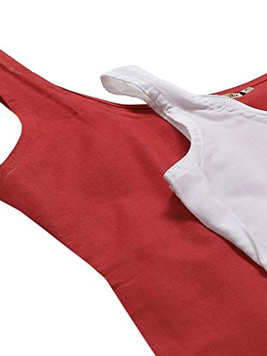 Image of Ada Womens Terivoile Cotton Suit Full Slip /Camisole (Pack of 2) A301831