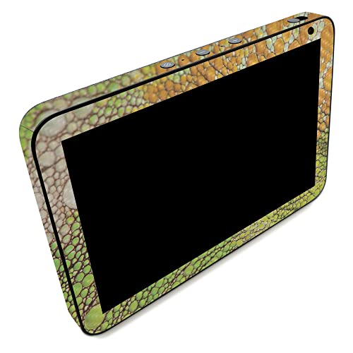 Image of MightySkins Carbon Fiber Skin Compatible with Amazon Echo Show 8 (Gen 2) - Iguana Skin | Protective, Durable Textured Carbon Fiber Finish | Easy to Apply | Made in The USA