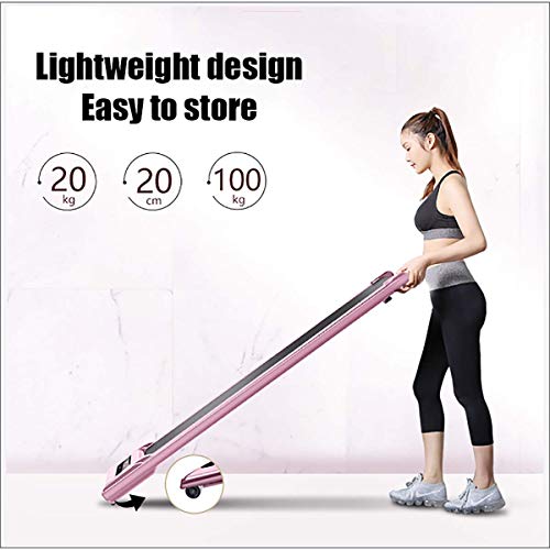 Image of Household Flat Treadmill, Small Fitness Equipment, Mini Folding Multi-Function Electric Treadmill