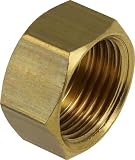 Bonfix Messingkappe - 1-1/4 Innengewinde