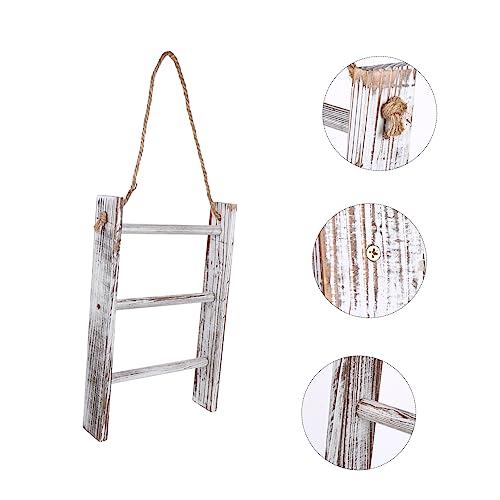 Échelle à serviettes bois sans perçage pour optimiser les petits espaces - 7