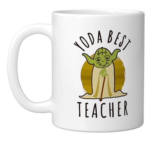 Taza cerámica Star Wars Yoda 11 oz blanco miniatura 1