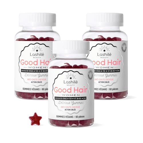 Lashilé Beauty - Gummies Anti-Chute Cheveux - Croissance & Fortification