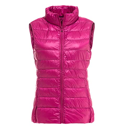 Gilet matelassé sans manches en duvet pour femme fini les coups de froid en hiver