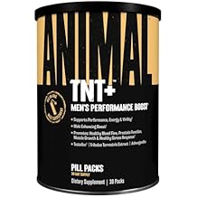 Animal TNT+ Mens Whole-Body Wellness Pack - Nitric Oxide, Prostate Support, Adaptogen Stress Relief & Vitality for Men 35+, Fenugreek Tribulus Ashwagandha Maca Ginseng, 30 Packs