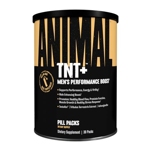 Animal TNT+ Nitric Oxide & Prostate Health Supplement for Men 35+ - 30 Pre-Portioned Packs