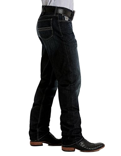 Cinch Western Denim Jeans Men Silver Perform 30 x 34 Dark MB980340073