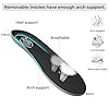 FitVille Wide Fit Trainers for Men Arch Support Road Running Shoes Lightweight Breathable Athletic Sneakers for Gym Fitness Jogging Walking, Black, 9.5, X-Wide #3