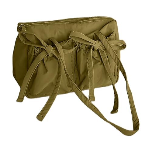 Sac à bandoulière tendance Morain en nylon vert pour vos sorties décontractées en ville