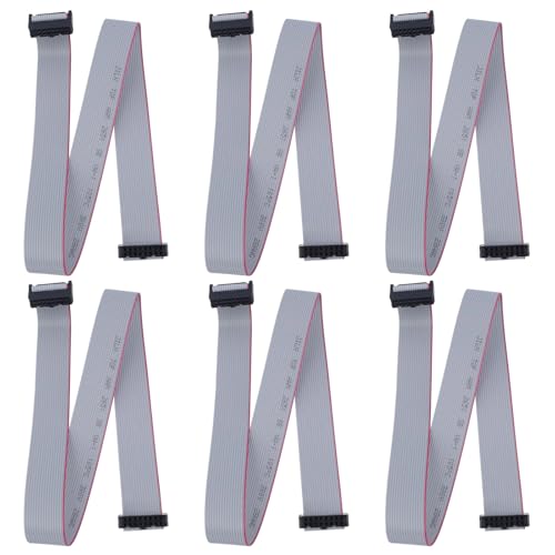 Conector IDC de 16 pines con cable plano 45 cm 6 piezas miniatura 1