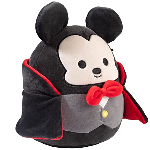 Squishmallow 8" Vampire Mickey Mouse - Official Kellytoy Disney Halloween Plush - Cute Stuffed Animal - Great Gift For Kids #TOP1