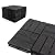 Deck Tiles - Patio Pavers - Acacia Wood Outdoor Flooring - Interlocking Patio Tiles - 12"x12" (20 Pack) - Blue Bayou Finish - Checker Pattern Decking