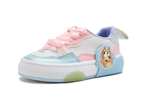Ground Up Womens Bluey Low Court w/Bow (Toddler) Light Blue 10 Toddler M
