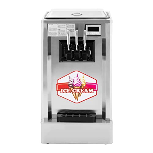 Royal Catering RCSI-18 Softeismaschine 1550 W 23 l/h 3 Geschmacksrichtungen Softeismaschine Gastro professionelle Softeismaschine – Bild 6