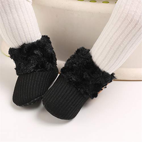 COSANKIM Newborn Baby Girls Boys Boots Soft Anti-Slip Sole Warm Winter Snow Booties Toddler Infant Prewalker Shoes2