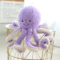 Octopus Plush large - Giant Stuffed animal toy- size 45cm Octopus Plushie teddy - Soft cuddly Plushie - Cute peluche teddy - fluffy animal doll - Best friend and Sleeping partner!
