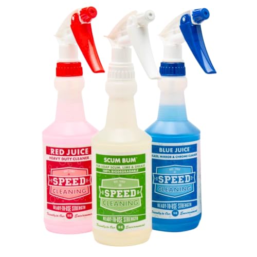 Speed Cleaning Non Toxic Cleaner Bundle (Scum Bum Red Juice & Blue Juice)
