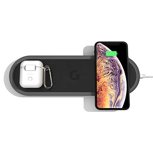 GAZE Fast Triple Wireless Charging pad with Additional USB-A Ports, Qi Certified 10W Wireless Charge - //coolthings.us