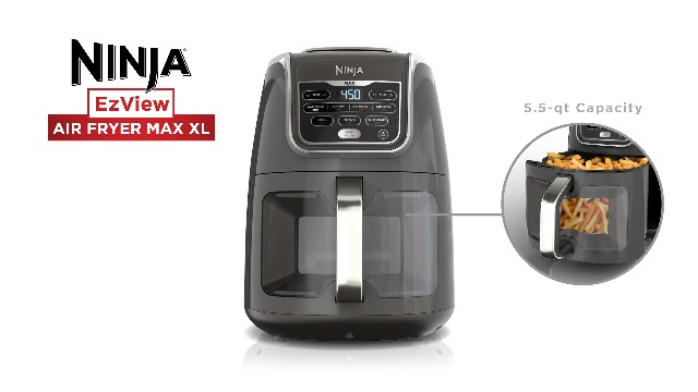 Ninja EzView Air Fryer Max XL, 5.5-QT Capacity, 7 functions: Max