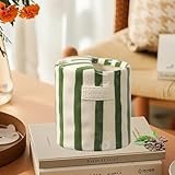 Options de style polyvalentes : au-delà du design rayé ambré (marron), cette collection propose également des variantes à rayures Mo Xiu (noir) et vert frais. Chaque coloris apporte sa propre humeur, chaleureuse, sophistiquée ou vivante, vous permettant d'exprimer votre style personnel ou de créer des ensembles coordonnés pour les couples, les colocataires ou les lots cadeaux.