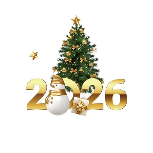 vinilo frigorifico Adornos navideños, adhesivos navideños for ventanas, pegatinas decorativas for interiores (2026), decoración navideña for el hogar, la oficina y el aula. adornos navidad(M)