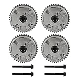 HYR Intake & Exhaust Engine Camshaft Phaser VVT Sprocket Gear Fit for Chevy GMC Cadillac & Buick Models - Equinox Impala Traverse Camaro Terrain ATS Enclave Allure, V6 3.0L 3.6L, # 12626160, 12626161