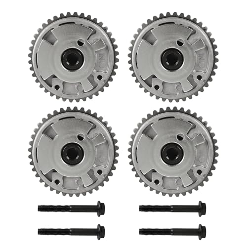 HYR Intake & Exhaust Engine Camshaft Phaser VVT Sprocket Gear Fit for Chevy GMC Cadillac & Buick Models - Equinox Impala Traverse Camaro Terrain ATS Enclave Allure, V6 3.0L 3.6L, # 12626160, 12626161