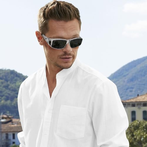 Image of Over Glasses Sunglasses for Men Women, Polarized UV400 Protection Sunglasses Grey Frame Grey Lens