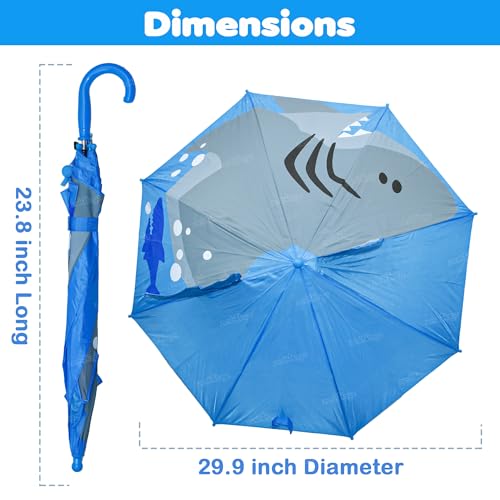 Image of Zest 4 Toyz Umbrella for Kids Waterproof Lightweight Stylish 3D Cartoon Umbrella For Rain Easy To Carry Kids Umbrella for Girls Boys and Baby - Blue
