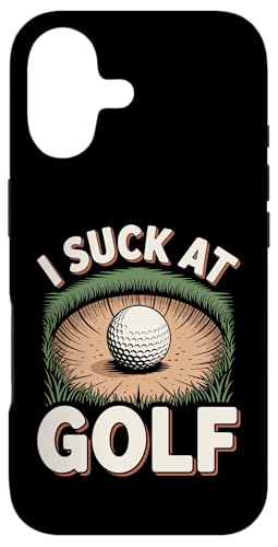 I Suck At Golf Joke ʔSt s Ȓj St X}zP[X iPhone 17 p