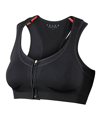 Image of FALKE Women's Versatility Maximum Support Sports Bra, Black, 30-32 Ι A-D Cup Ι XS
