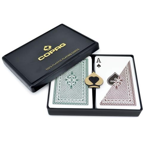 Amazon.com: Copag 100% Plastic Playing Cards - Bridge Size (Narrow