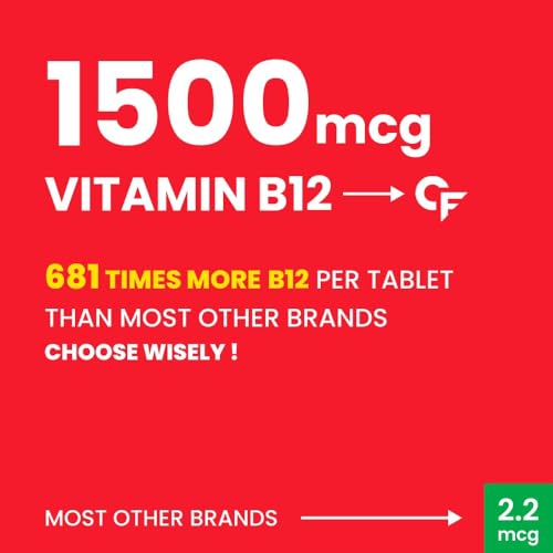 Carbamide Forte Vitamin B12 Tablets | Methylcobalamin 1500mcg - Active Form of Methylcobalamin B12 Vitamin Tablets For Men & Women - 90 Tablets — Vitamin B12 Supplements - image 4