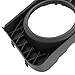 HECASA Front Upper Grille & Lower Grille Compatible with 2005-2009 Ford Mustang GT 6R3Z8200BA 7R3Z17K945BA FO1200422 FO1036114 Bumper Grill With Round Headlight Holes 2pcs Black