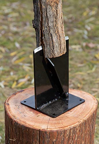 Fendeuse de bois de chauffage Tooltrex manuelle en acier noir résistant