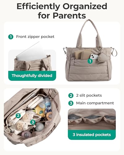 BAGSMART Diaper Bag Tote