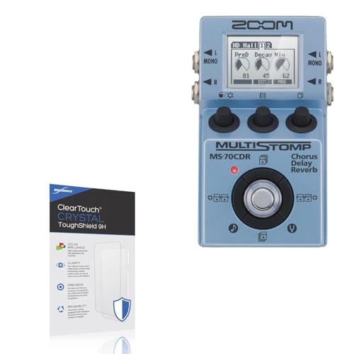 BoxWave Screen Protector Compatible with Zoom MS-70CDR+ - ClearTouch Crystal ToughShield 9H (2-Pack), Clear 9H Tough Flexible Film Screen Protector