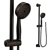 Moen Eco-Performance Oil-Rubbed Bronze Detachable Handheld Showerhead with 69-Inch-Long Hose Featuring 24-Inch Slide Bar, 3668EPORB